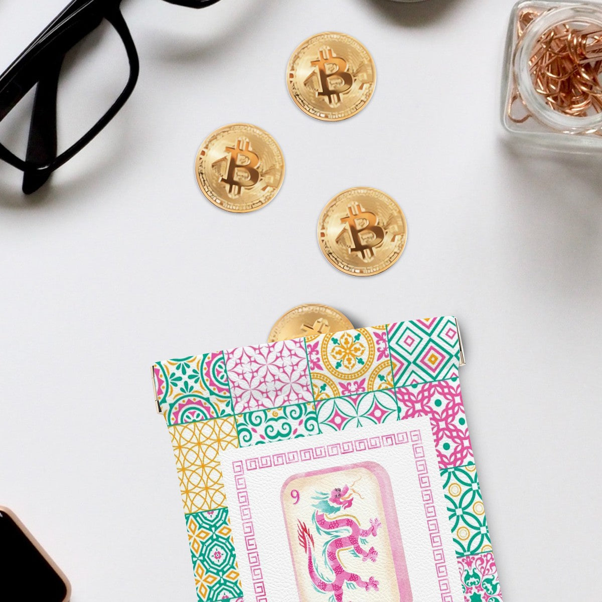 Mahjong Joker coin purse