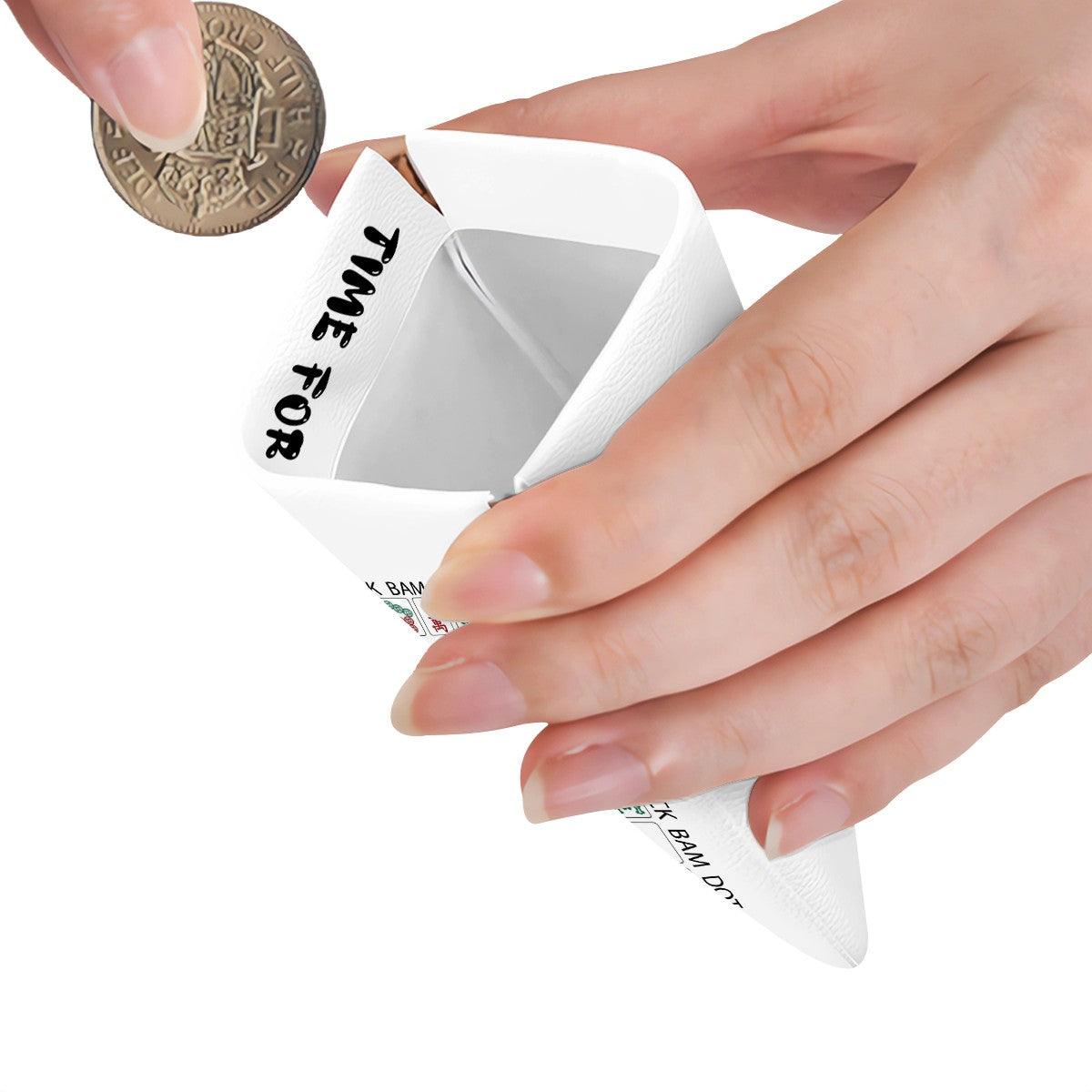 Women playing mahjong coin purse
