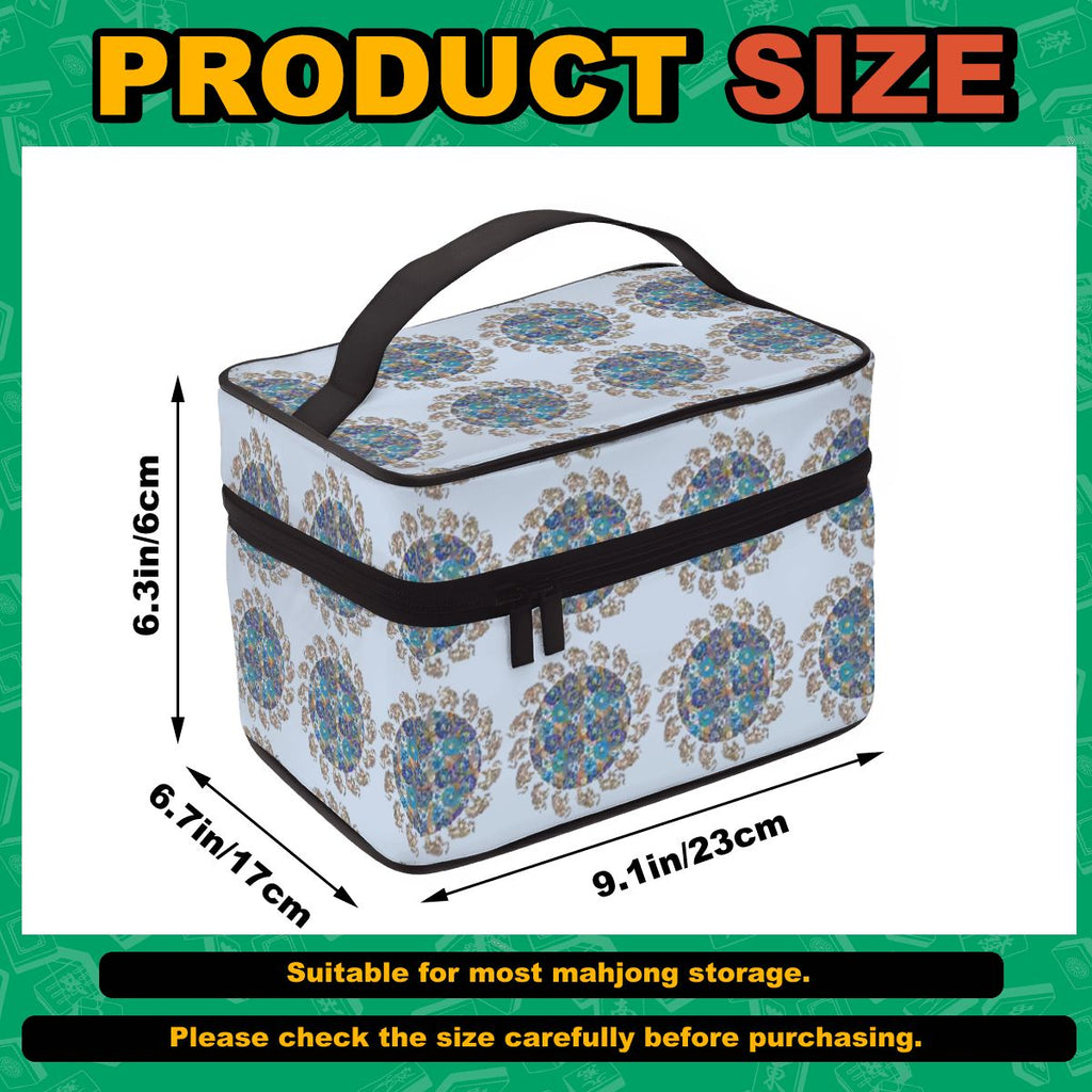 A circle of Elephants mahjong tile bag