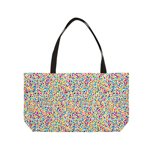 'I Love Mahjong' Colorful Confetti Game Night  Mahjong Bag