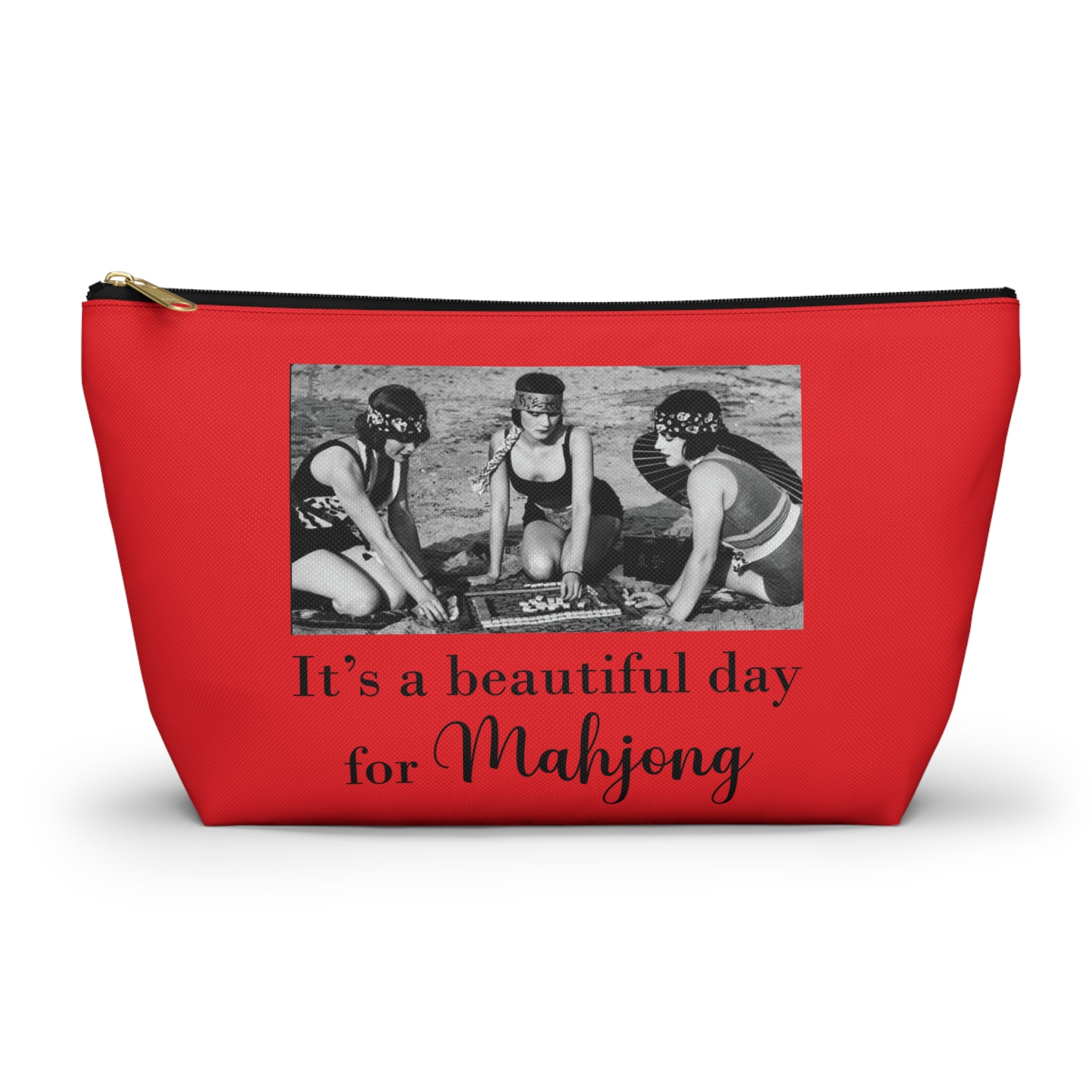 It's a Beautiful Day for Mahjong - Accessory Pouch