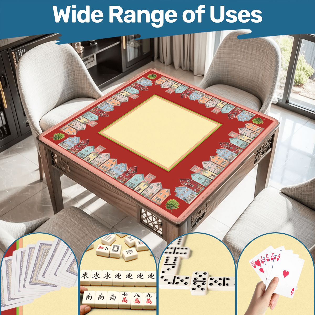 On the Avenue mahjong mat