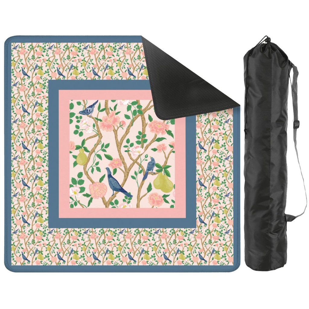 Bird and Bloom Chinoiseries mahjong mat