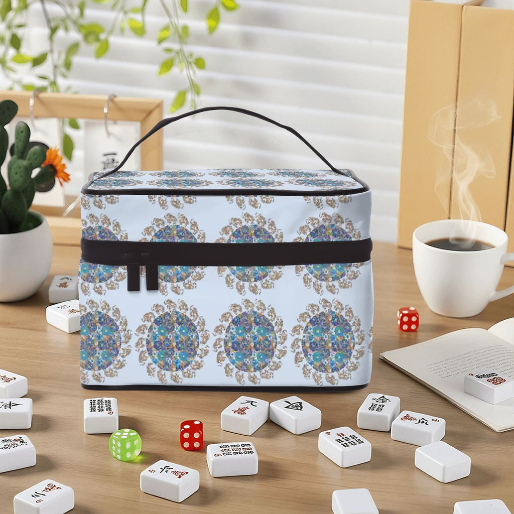 A circle of Elephants mahjong tile bag