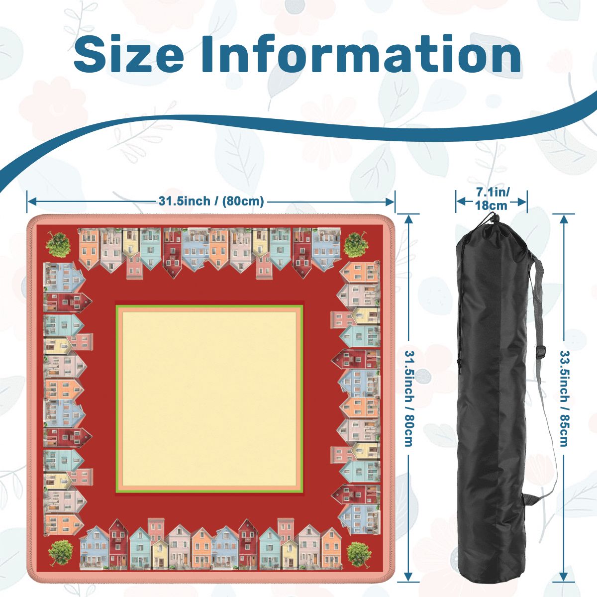 On the Avenue mahjong mat