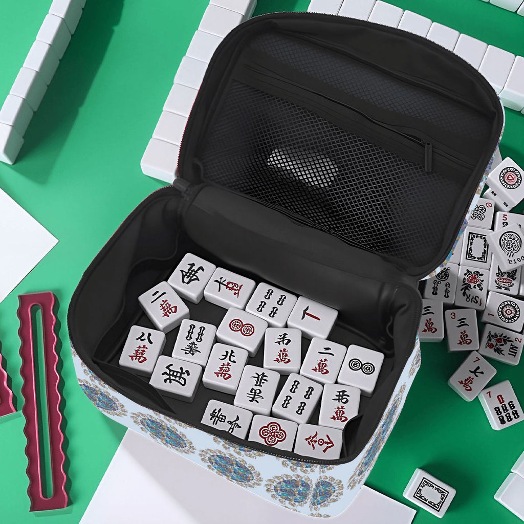 A circle of Elephants mahjong tile bag