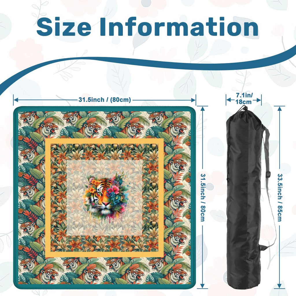 Tiger mahjong mat