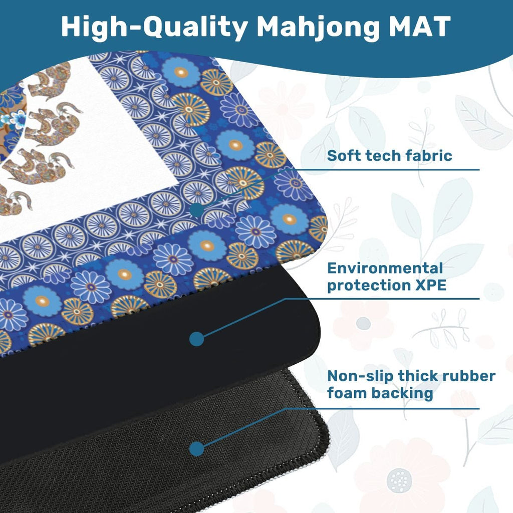 Elephant mahjong mat