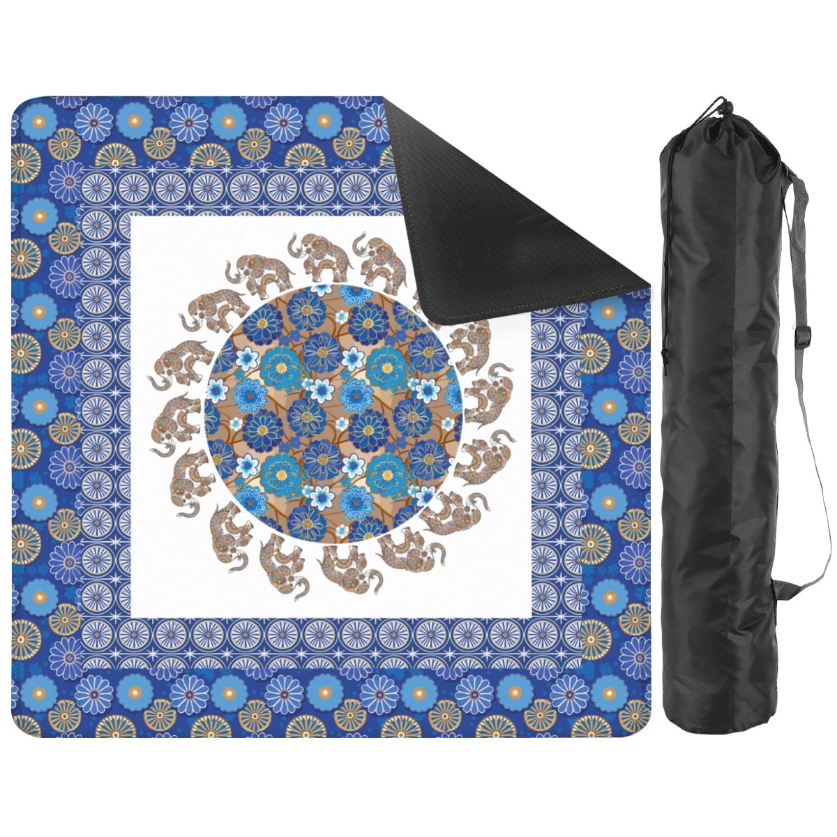 Elephant mahjong mat