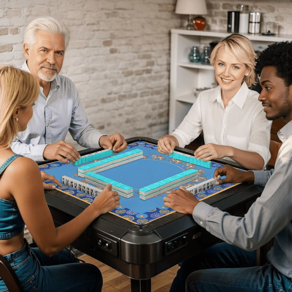 Solid center Elephant mahjong mat